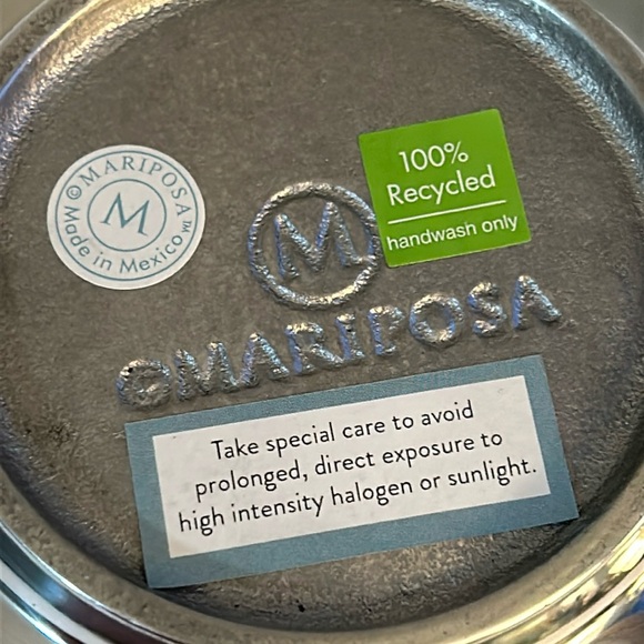 NWT MARIPOSA Croc Green Wine Plate - Picture 4 of 9